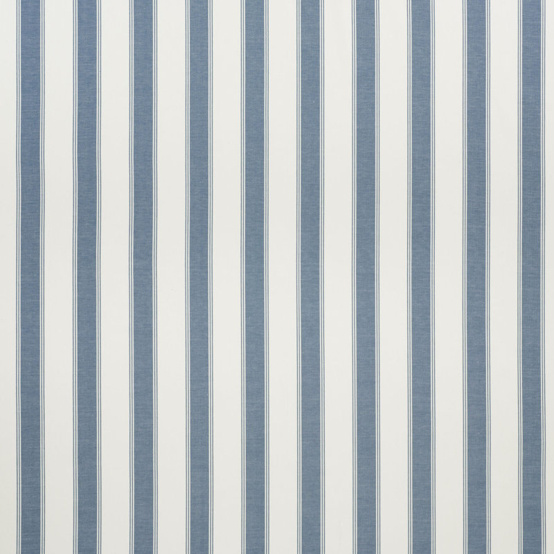 Tissu à rayures Schumacher x Veere Grenney, Marin
