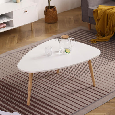 Table basse en forme d'œuf