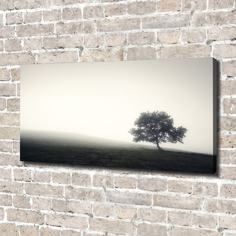 Lone Tree - No Frame Print on Canvas, 70cm H x 140cm W x 2cm D