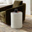 Cylindrical Round Side Table Magnesium Oxide Sofa Table 35x44cm-47026826