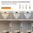 20" Black Crystal Chandelier Ceiling Light
