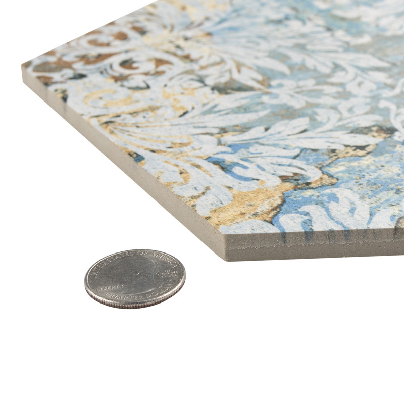 Carpet 9.88" x 11.25" Porcelain Wall & Floor Tile