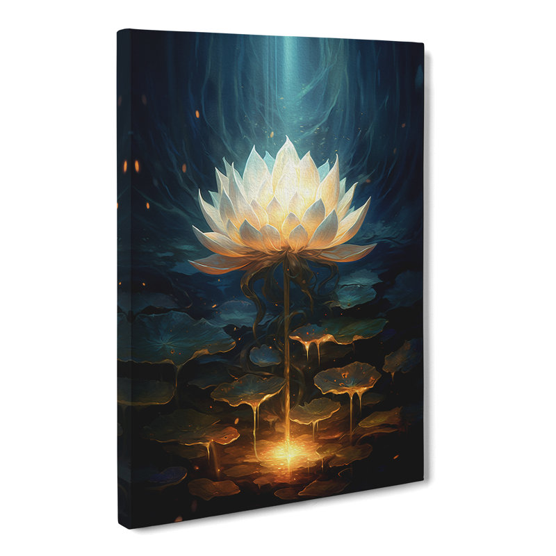 Lotus Flower Conceptual - No Frame Print, 76cm H x 50cm W x 3cm D
