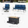 Tapasi 5 - Person Patio Conversation Set with Swivel Lounge Chairs &  Firepit Table