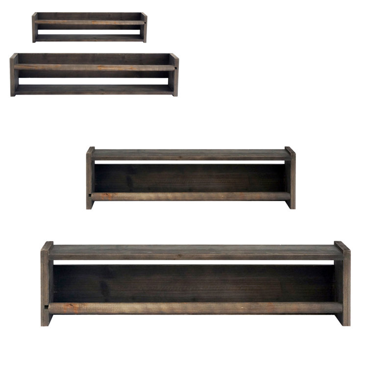 Hardgrove Floating Shelf, Dark Brown
