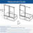 Opal Mirage MCOCOD 60" W x 66" H Double Smooth Sliding Frameless Tub Door and Anti-Collision Function with 3/8"(10mm)Clear Glass-98947118