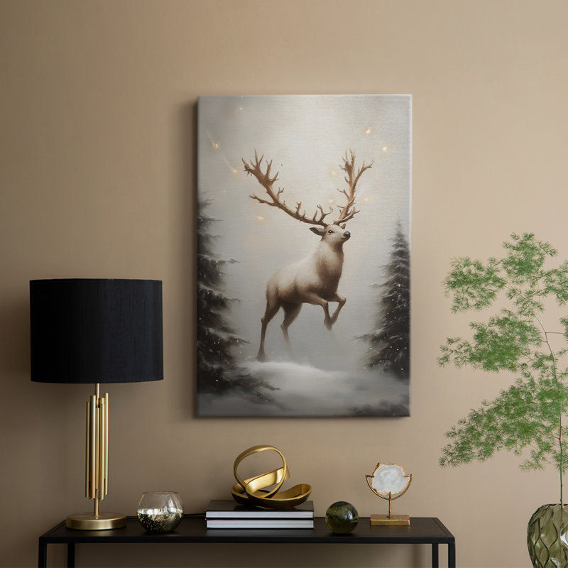 Art des Fêtes de Noël - série 2-CVII - galerie Cavas sur mesure, H 60 po x l 40 po