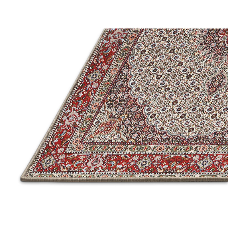 Wool Oriental Indoor Rug, Rectangle 6' x 9'
