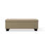 Banc de rangement en tissu