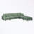 Modular Section U-Shaped Sofa Couch-412957135