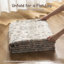 Tapis floral ultra doux beige lavable à la machine-297292302