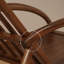 Chaise berçante ergonomique en bois massif