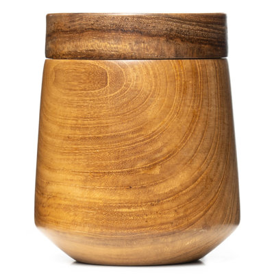Ensemble de 4 bols en bois arrondis avec couvercle Efran
