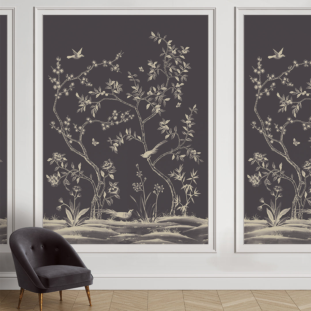 Mariolita Self-Adhesive Wallpaper Double Roll, Midnight