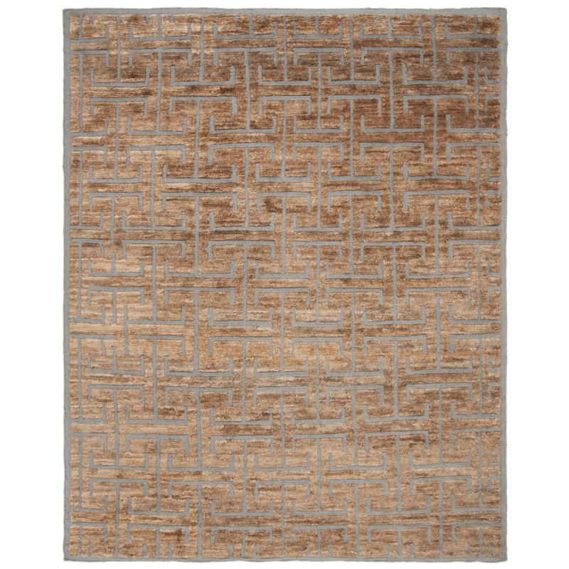 Tapis beige / gris Bruce, Rectangle 8 pi x 10 pi