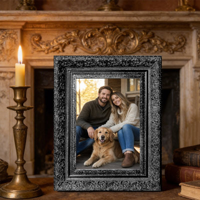 5" x 7" Black 1PC Traditional Picture Frame for Office Decor