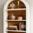 Storage Display Shelf,Elegant Arch Design Bookshelf