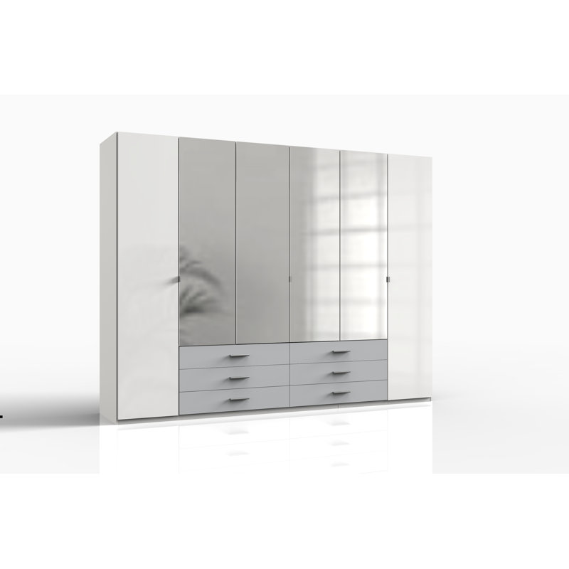 Shuford 6 Door Wardrobe, 210cm H x 270cm W x 58cm D