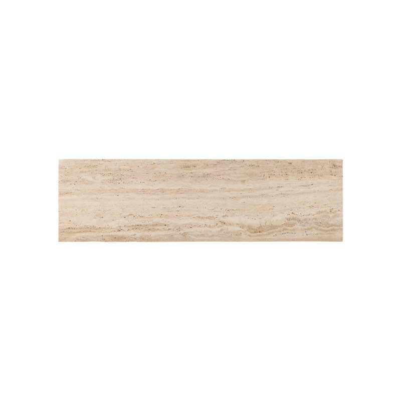 Demi Travertine Console Table