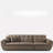 Minimalist Modern Mocha Sofa