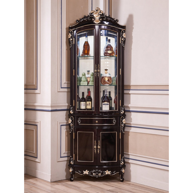 Armoire à vin Ornate, Black