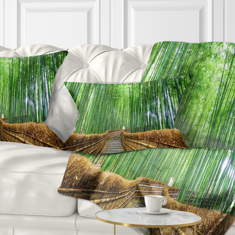 Coussin lombaire Schafer Landscape Path to Bamboo Forest