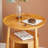 17.72" Solid Wood Round Coffee Table-551028322
