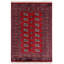 Tapis rouge rectangulaire unique de 4 pi 1 po x 6 pi 1 po Righley