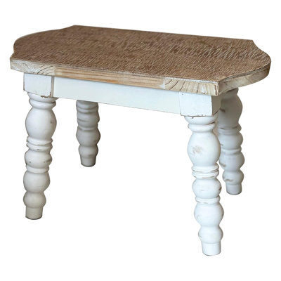 Farmhouse Wood Step Stool by Ophelia & Co.