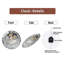 Horloge-visage-fille-blanc-robe-ornements - horloge murale moderne en verre 12 po