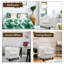 Fauteuil demi-tonneau rembourré, fauteuil demi-tonneau en similicuir, petites chaises-88028098