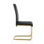 Chaise en porte-à-faux rembourrée en similicuir Modern-39845836-39845838