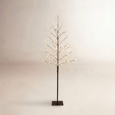 Black Fairy Light Tree
