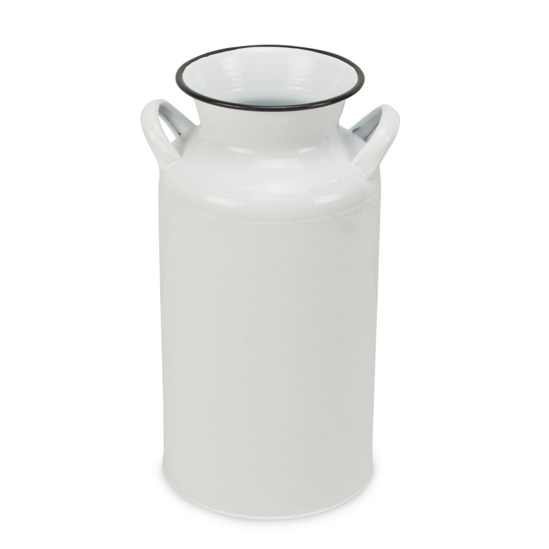Maximo Handmade Metal Table Vase, 8" H x 6" W x 6" D