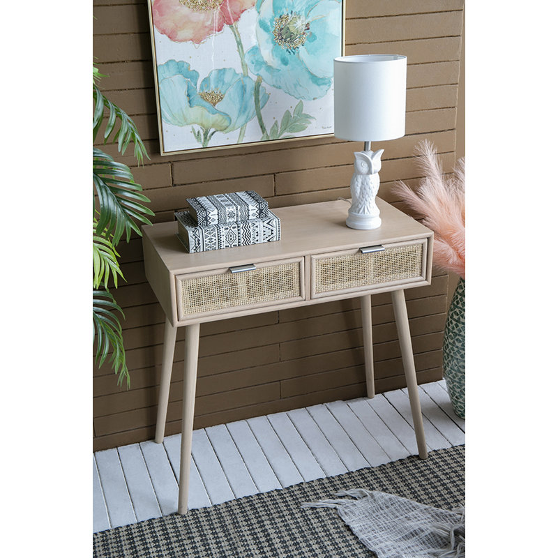 Console, Plateau chêne / base chêne