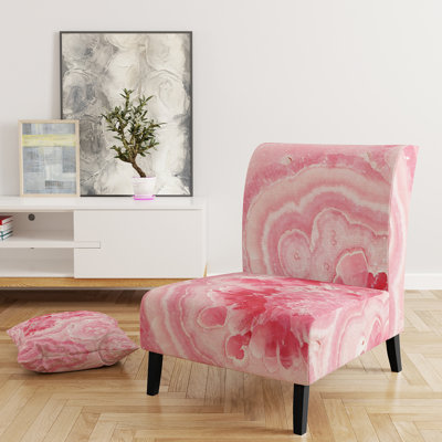 Quartz Texture - Tranditional Upholstered Slipper Chair by East Urban Home