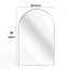 Miroir arqué 24 x 36 po Bathrrom