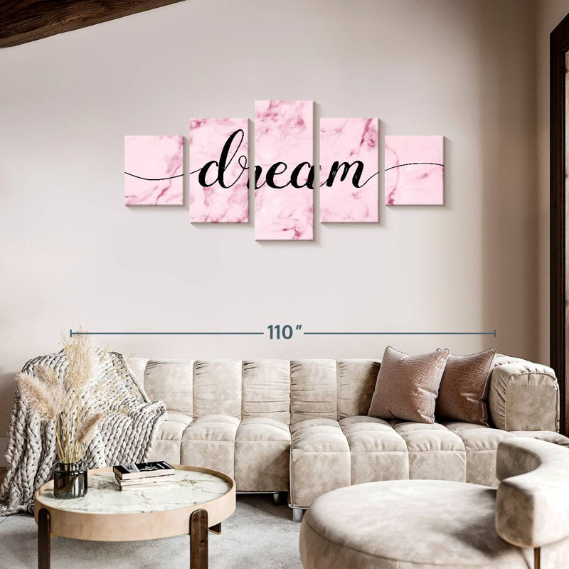 Dream Typography II, 36" H x 80" W
