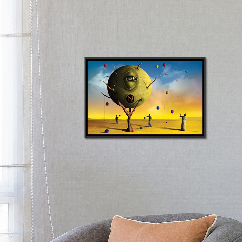 « olho eye », reproduction d’impression sur toile, H 8 po x l 12 po x P 0,75 po, Toile tendue, Pas de tapis
