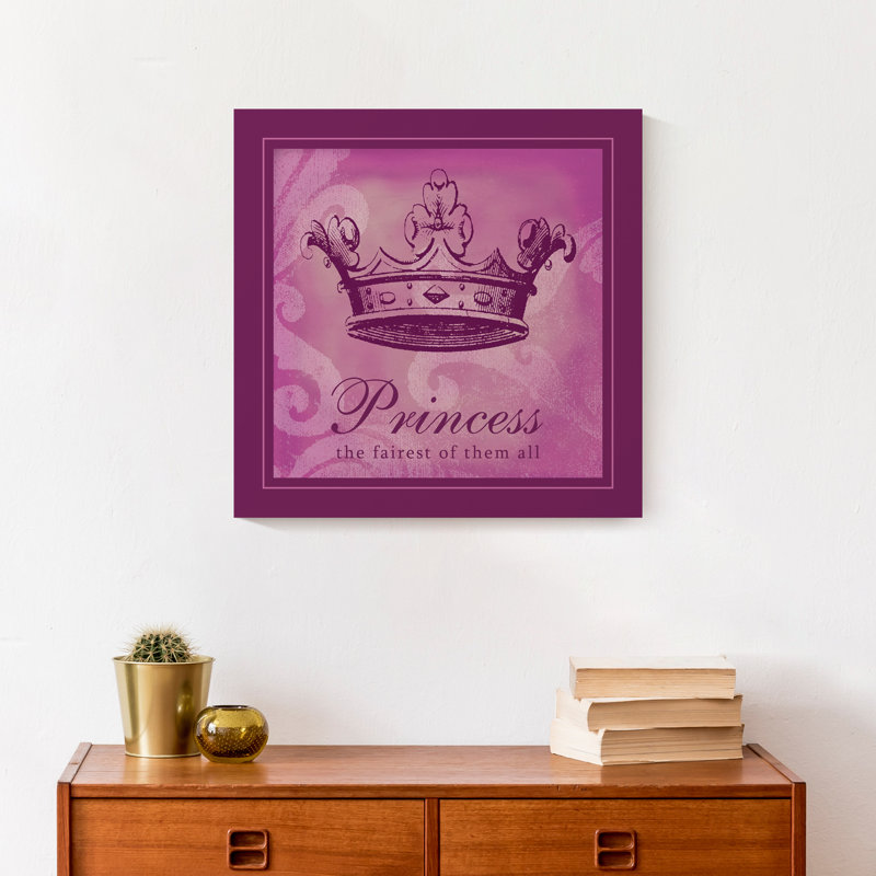 The Fairest Princess Print On Canvas; B4A6B832CE474BD59F9A1AE59E876AD9 Square, 16" H x 16" W x 1.25" D