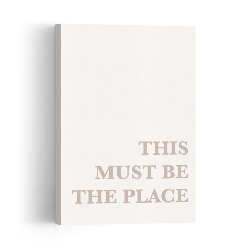 This Must Be The Place Modern Serene Abstract Architecture Wall Art Print, 45.72cm H x 30.48cm W