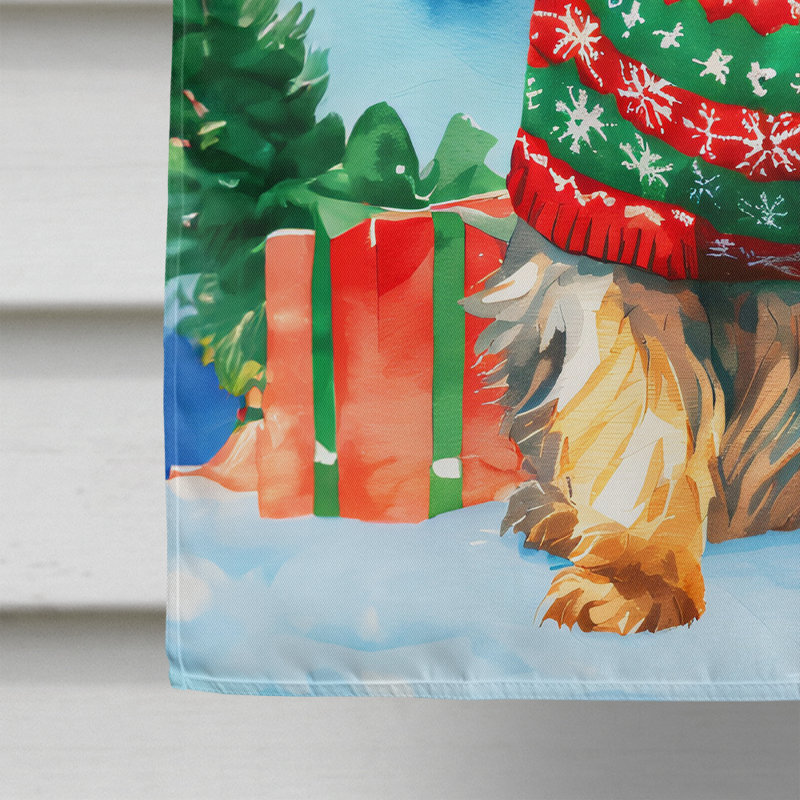 Drapeau de Noël Yorkshire Terrier Yorkie, H 40 po x l 28 po