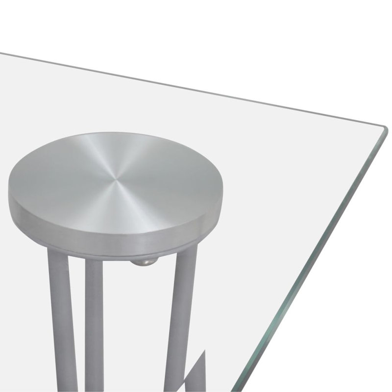 Glass Top Dining Table