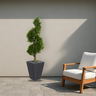 Boxwood Topiary Tree Planter