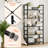 Book Shelf, 5 Tier Bookcase, Modern Tall Bookshelf for Garage Kit, CDs, Movies, Industrial Corner Storage Organizer-133558255