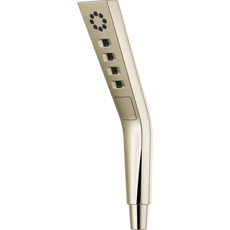 Multi Function Fixed Shower Head with H2Okinetic Technology, Lumicoat Polished Nickel