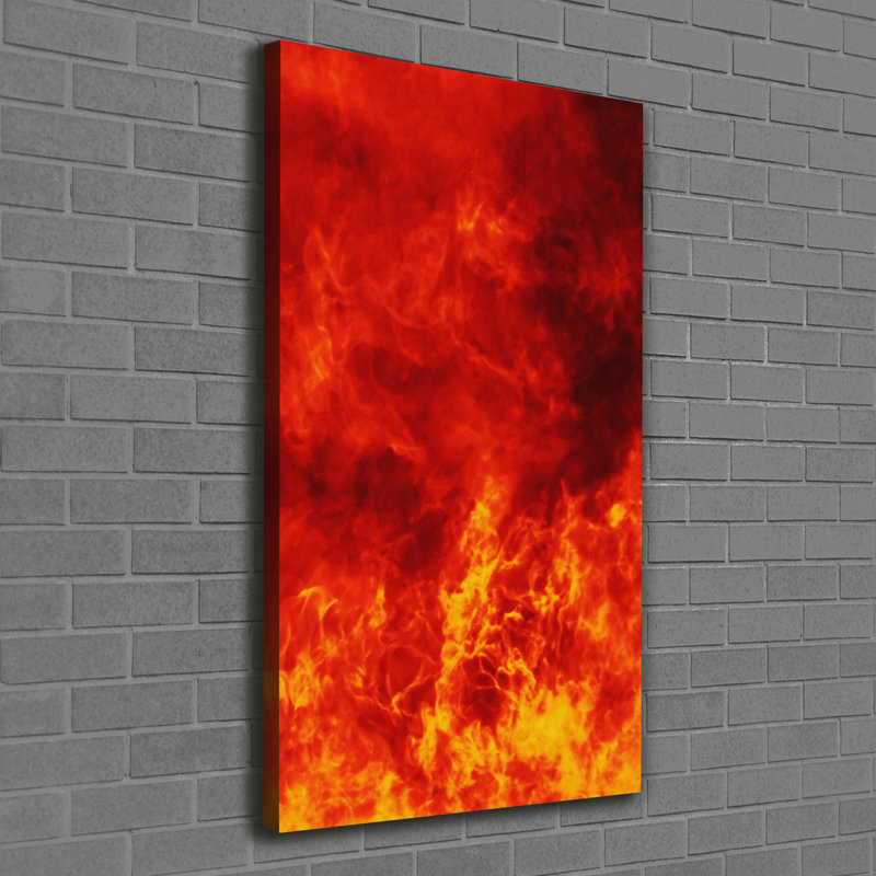 Flames - Wrapped Canvas Print