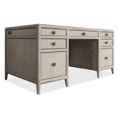 Burnham Solid Wood Executive Desk by Hooker Furniture
