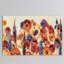 «Joyful Garden», reproduction d'art sur toile tendue-73795093-73795094-73795095