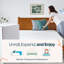 Matelas en mousse viscoélastique gélifiée avec infusion de thé vert 8 po Linenspa®, sensation moyenne, grand-1368959316-1368959318